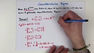 charakteristisches Polynom  Höhere Mathematik [upl. by Yren214]