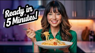 5 Minute Carbonara Recipe  Easy Pasta Cooking Hack You Need Tonight [upl. by Fax]