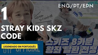 PTBR STRAY KIDSSKZ CODE EP1Winter is Coming LEGENDADO EM PORTUGUÊS [upl. by Oinotna]