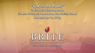 Brite Chapel  Sermon by The Rev Dr Erin Edwards  November 12 2024 [upl. by Ytsirhk163]