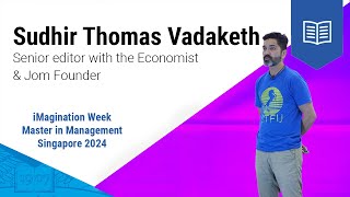 Sudhir Thomas Vadaketh  ESSEC iMagination Week Master in Management 2024 [upl. by Stalder]