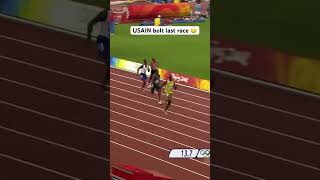 Usain Bolt last race 🥲🙏❤️😎 trending shorts viralvideo [upl. by Ecirtnom]