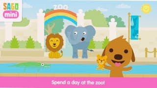 Wild Animals Funny Animal Cartoons For Kids Sago Mini Zoo Animal Zoo Game For Kids [upl. by Sudoeht]