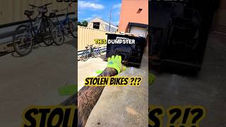 Stolen bikes pots and pans in a dumpster  dumpsterdiving bike chef shorts [upl. by Kreg]