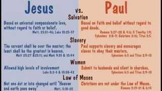 Jesus vs Paul Teachings according to the Bible  Jesus message Distorted [upl. by Youngman]