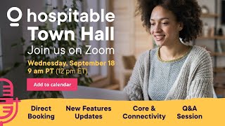 Hospitable Town Hall September 18 [upl. by Yrem]