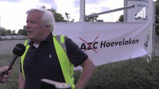 Protest tegen AZC in Hoevelaken [upl. by Vaughn954]