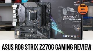 ASUS ROG STRIX Z270G Gaming Review  The Best Z270 MATX Motherboard [upl. by Bili938]