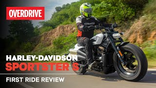 Harley Davidson Sportster S First Ride review  the American History S  OVERDRIVE [upl. by Ailemac]