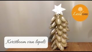 DIY Kerstboom van lepels [upl. by Leonard658]