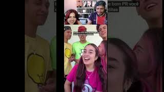 EMILLY VICK  TENTE NÃO SER SARCÁSTICO grupo dos Rosa REACT shorts youtubeshorts [upl. by Clayborne720]