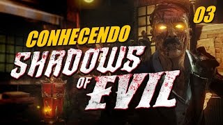 BO3 Zombies  Shadows of Evil 3  SO7 batendo recorde de downs [upl. by Odracir]