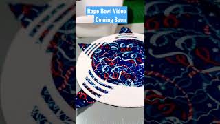 Rope Bowl How To Sew Rope shorts tips easy rope [upl. by Waly]