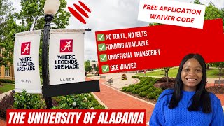 APPLY TO THE UNIVERSITY OF ALABAMA [upl. by Airda465]