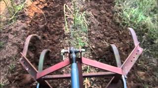 3 Point Cultivator for weed control in a large garden [upl. by Calia]