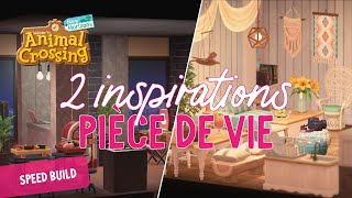 2 idées de décoration intérieure  Speed build ACNH  Animal Crossing New Horizon [upl. by Piscatelli408]