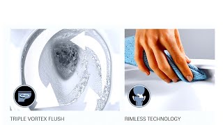 Benefits of the Grohe Ceramic Rimless flush technology [upl. by Anilat]