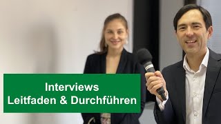 Leitfaden erstellen und Interviews durchführen [upl. by Korb204]