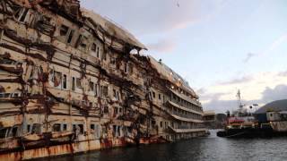 Costa Concordia as it looks today January 2014 [upl. by Reniti]