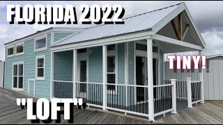 Chariot EaglePalm Harbor quotLoftquot Manufactured Home Tour 1 Bed 1 Bath quotTINYquot Home Florida 2022 [upl. by Joli]