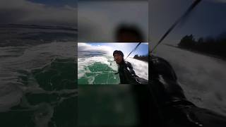 Two Barrels In One Wave  Surfing In Canada RAW POV [upl. by Jacenta984]