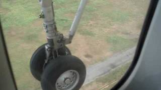 Fokker 50 touch down at Bintulu Airport [upl. by Priscilla]