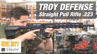 Troy defense SPR Straight Pull Rifle 223  Gun Review [upl. by Eniroc]