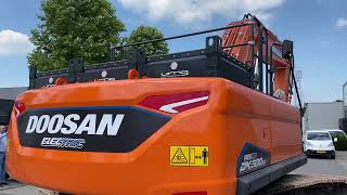 Doosan DX300LC Electric the worlds first electric 30 ton excavator [upl. by Elin]