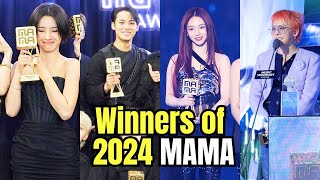 A Full List Of All The Winners From “2024 MAMA Awards” Day Three [upl. by Orsola434]