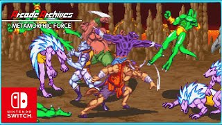 Arcade Archives Metamorphic Force Nintendo Switch  Full Gameplay [upl. by Etz152]