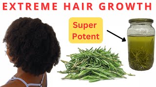 How to make Rosemary Water for Thicker Stronger Hair Growth  Easy DIY  Natural Hair [upl. by Conlen624]