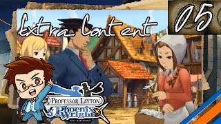 Professor Layton vs Phoenix Wright Ace Attorney EXTRA CONTENT  quotAt the Marketquot  Part 5 [upl. by Procora]