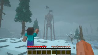 WE ARE TRYING TO HIDE FROM SIREN HEAD IN MINECRAFT [upl. by Leitnahs190]