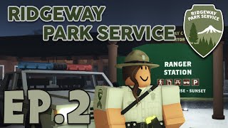 Ridgeway Park Service  EP2  Ridgeway County  Roblox [upl. by Nhar]