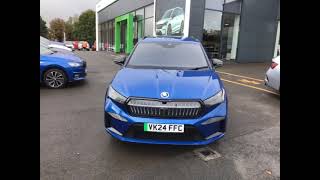 SKODA Enyaq 210kW 85 Sportline Plus 82kWh 5dr Auto VK24FFC STARTIN SKODA WORCESTER WEST MIDLANDS [upl. by Air]