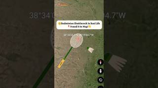 I Found a Badminton Shuttlecock In Real On Google Map And Earth shorts findmapsecret [upl. by Griggs461]