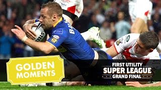 Grand Final Golden Moments Rob Burrows Solo Try 2011 [upl. by Monahon]