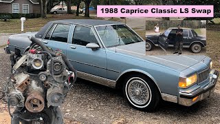 Box Chevy 53 LS Swap L59  1988 Chevy Caprice  Engine Teardown [upl. by Ardnekal]