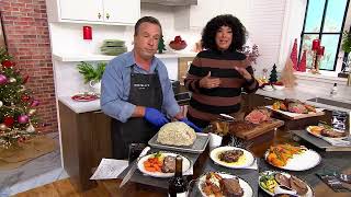 Rastellis 5lb Black Angus Prime Rib with 1lb Butter on QVC [upl. by Sterne]