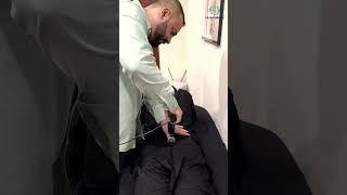 Tailbone adjustment by Dr Zaid Agha chiropractic adjustment chiropractor [upl. by Teraj]