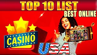 TOP 10 List of Best Online Casinos USA in 2024 [upl. by Martha]