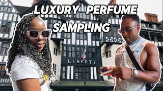 Fragrance testing at Libertys [upl. by Chuck]