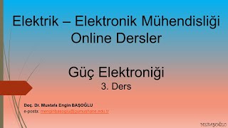 Güç Elektroniği  3Ders  BJT  Bipolar Jonksiyon Transistör  Tristör Tetikleme Devreleri [upl. by Madison140]