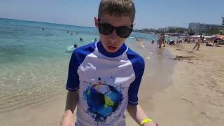 PROTARAS BEACH FIG TREE BAY IN CYPRUS 🇨🇾 My 4th Vlog [upl. by Deppy]