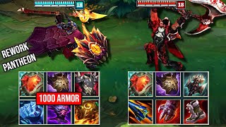 REWORK PANTHEON vs DARIUS FULL BUILD FIGHTS amp Best Moments [upl. by Lund]