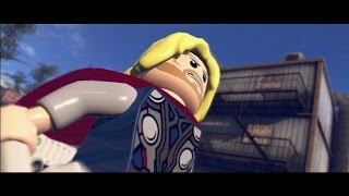 LEGO Marvel Super Heroes Walkthrough Part 7  Bifrosty Reception [upl. by Oimetra250]