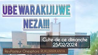 Ube warakijijwe nezaUmwungere wa mbere wIshengero Rév Past Onesphore RUKWIRIRIKANYA [upl. by Marks760]