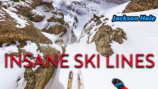 Skiing off Huge Cliffs in Jackson Hole  Owen Leeper [upl. by Gelasius]