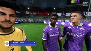 EA Sports FC 24 Gameplay ACF Fiorentina vs AS Roma  Xbox Series X 4K60FPS [upl. by Enyluqcaj]