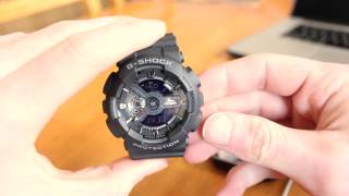 Casio GShock GA1101BER MILITARY STEALTH WATCH [upl. by Benton183]